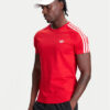 adidas Тишърт adicolor Trefoil JX1545 Червен Slim Fit за Мъже цена