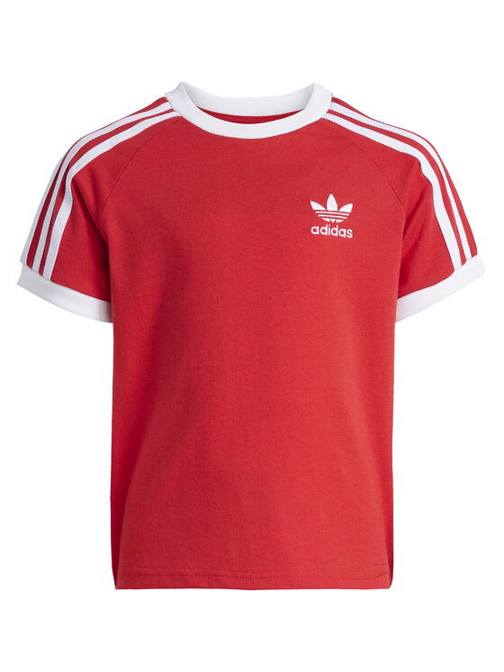 adidas Тишърт adicolor Trefoil JY3748 Червен Loose Fit за Бебета цена