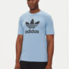 adidas Тишърт adicolor Trefoil JY3758 Светлосиньо Regular Fit за Мъже цена
