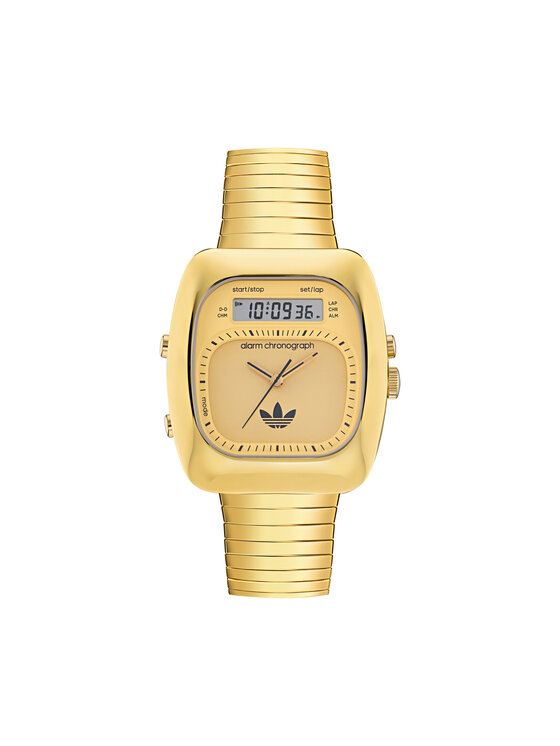 adidas Часовник Retro Wave Three Chronograph AOSY25014 Златист за Унисекс цена