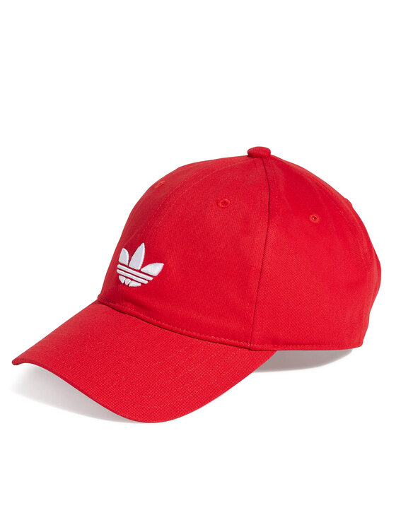 adidas Шапка с козирка adicolor Classic Trefoil JC6026 Червен за Унисекс цена