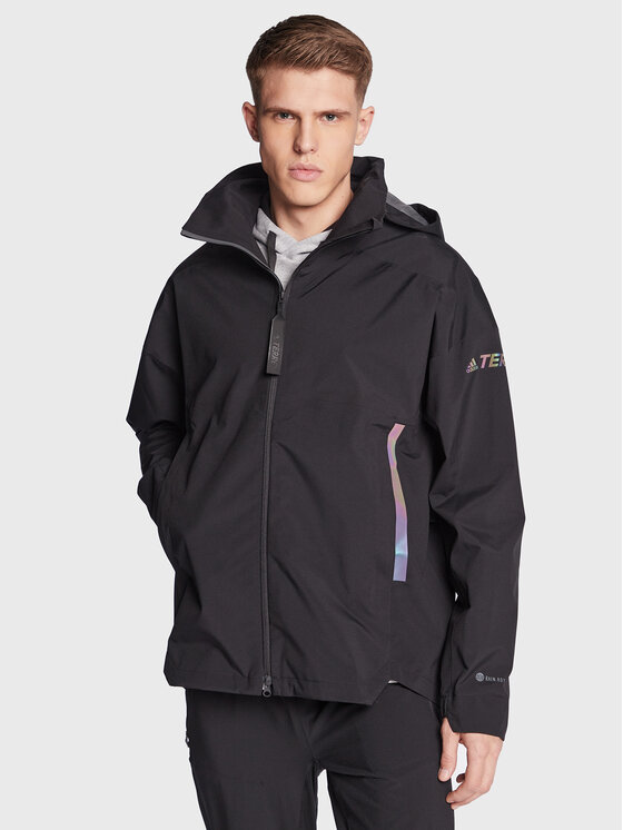 adidas Яке за дъжд Terrex Ct Myshelter H65700 Черен Regular Fit за Мъже цена