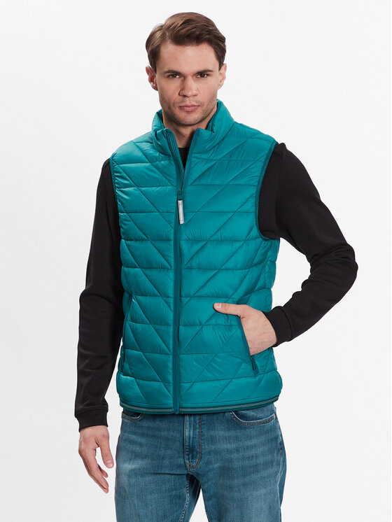 s.Oliver Жилетка за костюм 2125741 Зелен Regular Fit за Мъже цена