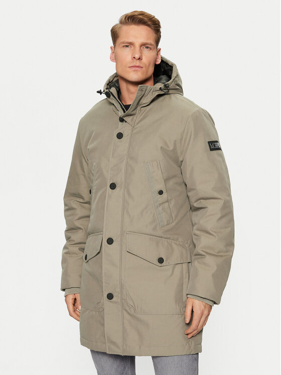 s.Oliver Парка 2150401 Зелен Regular Fit за Мъже цена