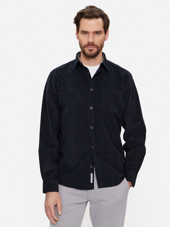 s.Oliver Риза 2133494 Черен Regular Fit за Мъже цена