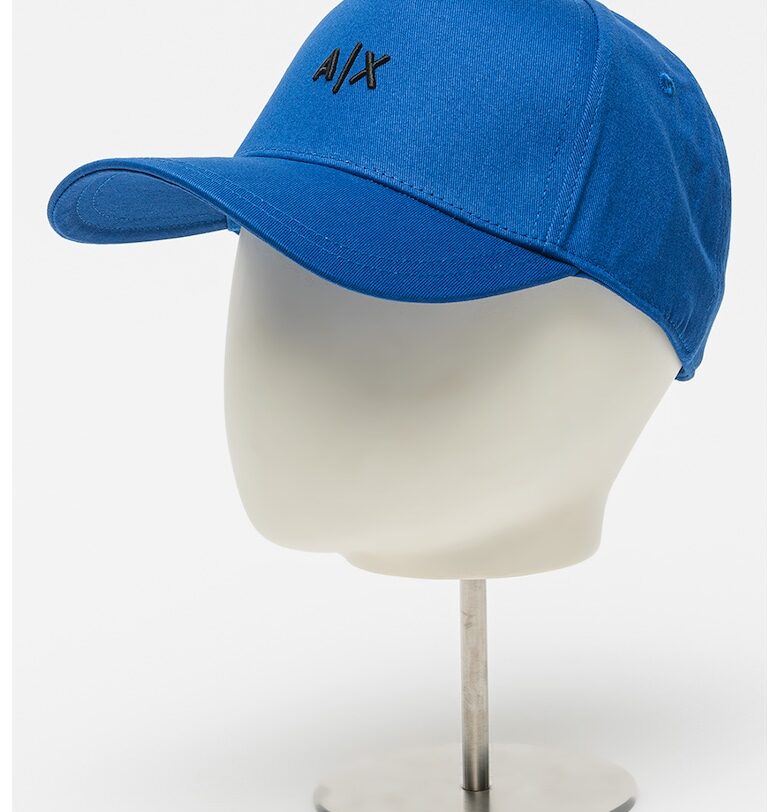 Бейзболна шапка от памук с капси ARMANI EXCHANGE