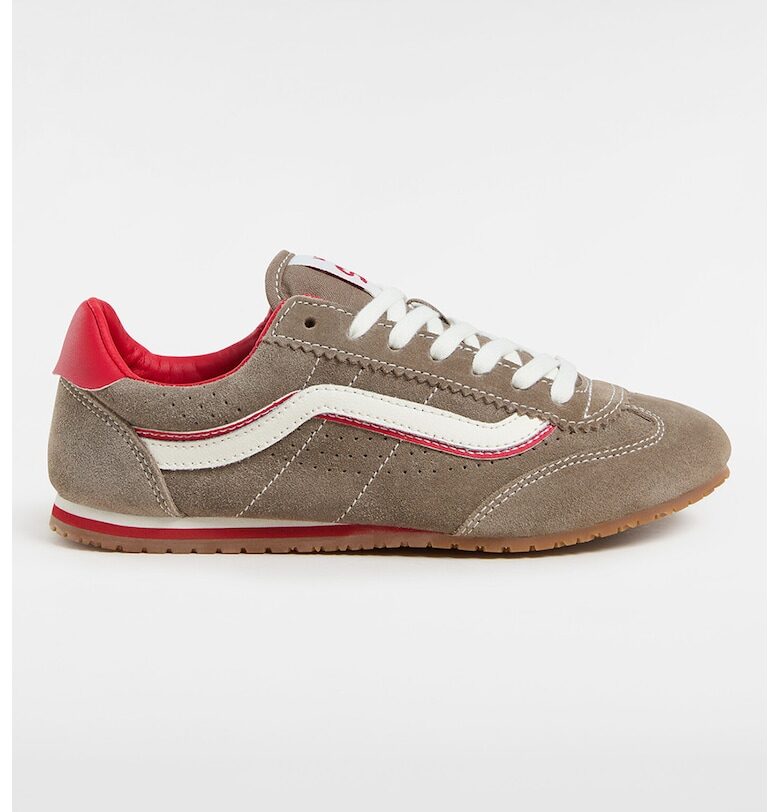 Велурени маратонки Super Lowpro с контрасти Vans