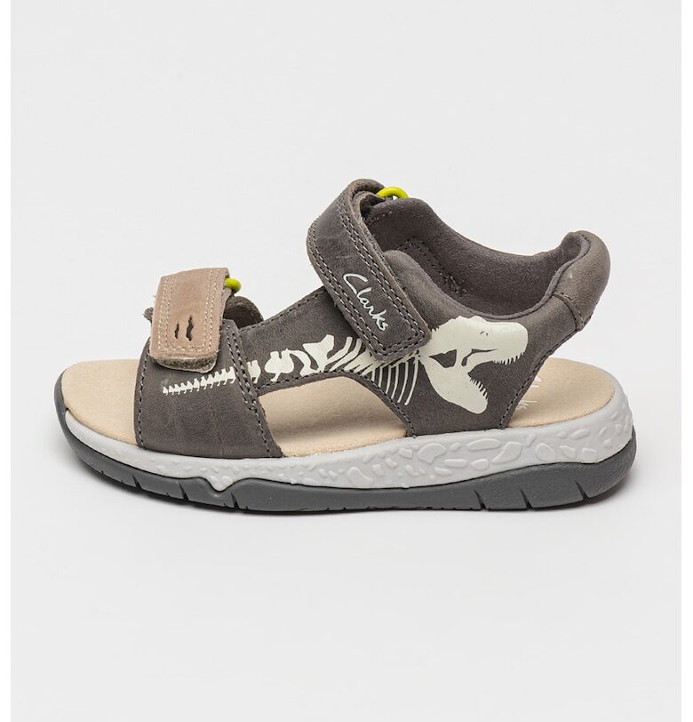 Велурени сандали Spiney Tail с велкро Clarks