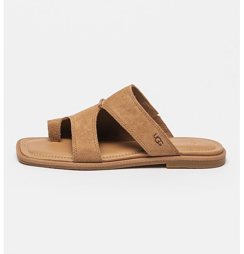 Велурени чехли с квадратен връх UGG
