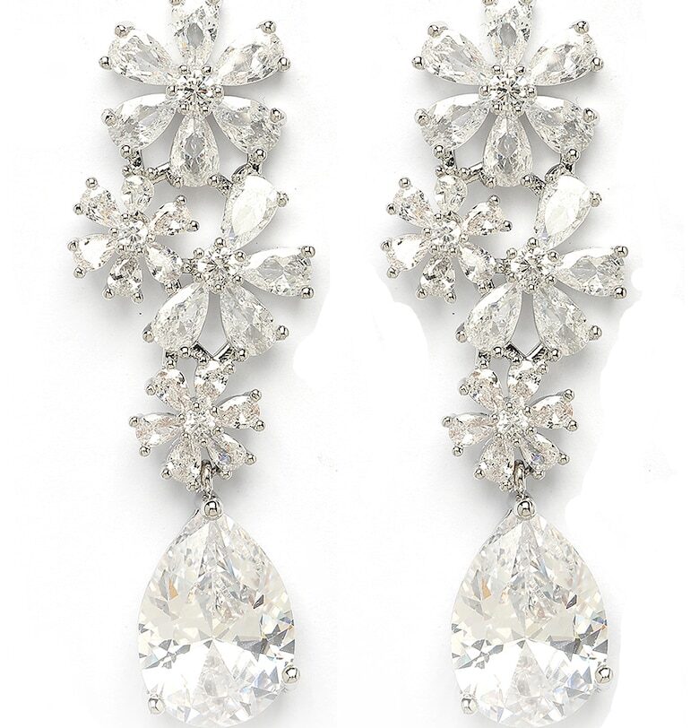 Висящи обеци Elegant Floral AVANT-GARDE PARIS