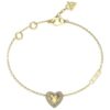 Гривна от неръждаема стомана с кристал GUESS
