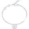 Гривна от неръждаема стомана с кристали GUESS