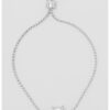 Гривна от неръждаема стомана с кристали GUESS