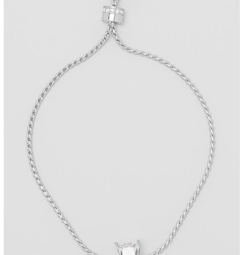 Гривна от неръждаема стомана с кристали GUESS