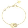 Гривна от неръждаема стомана с овални висулки GUESS