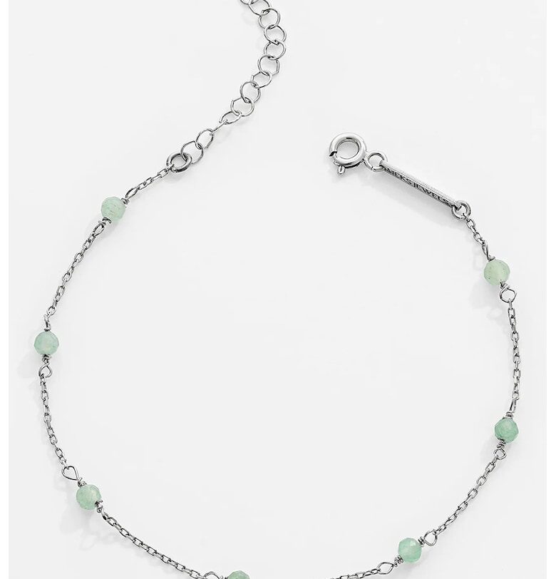 Гривна от стерлингово сребро с кристали Meks Jewels