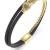 Гривна от стомана и кожа GUESS