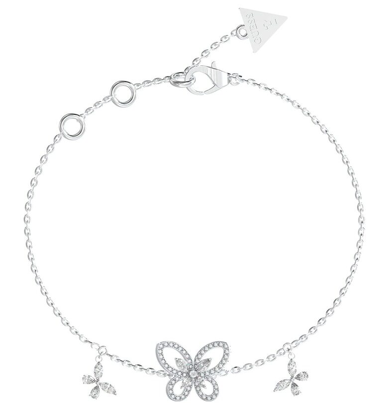Гривна с висулки с дизайн на пеперуди GUESS