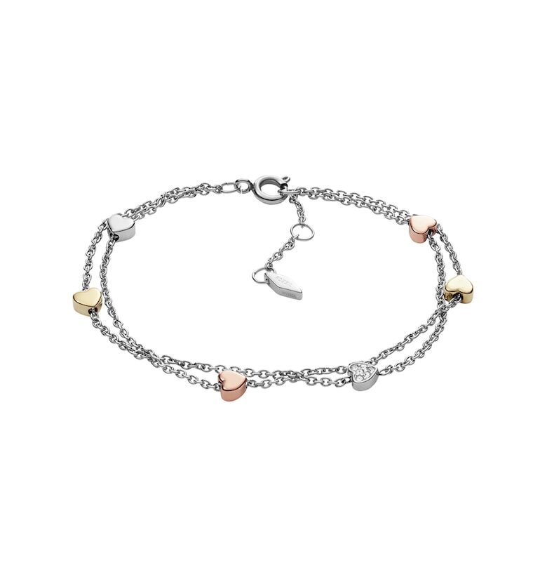 Гривна с двойна верижка Fossil