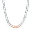 Двуцветно колие с покритие от 14K злато Lulu  Jane
