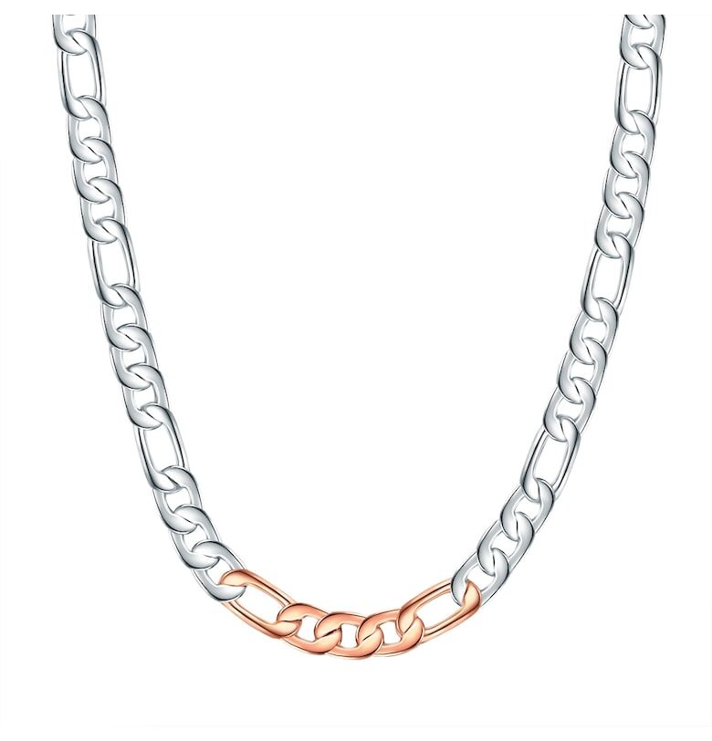 Двуцветно колие с покритие от 14K злато Lulu  Jane