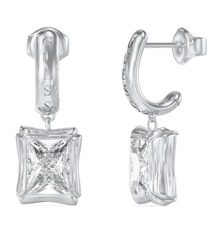 Дълги обеци с кристали GUESS