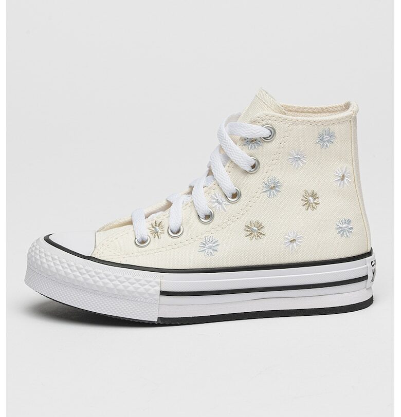 Кецове All Star Lift с платформа и флорални бродерии Converse