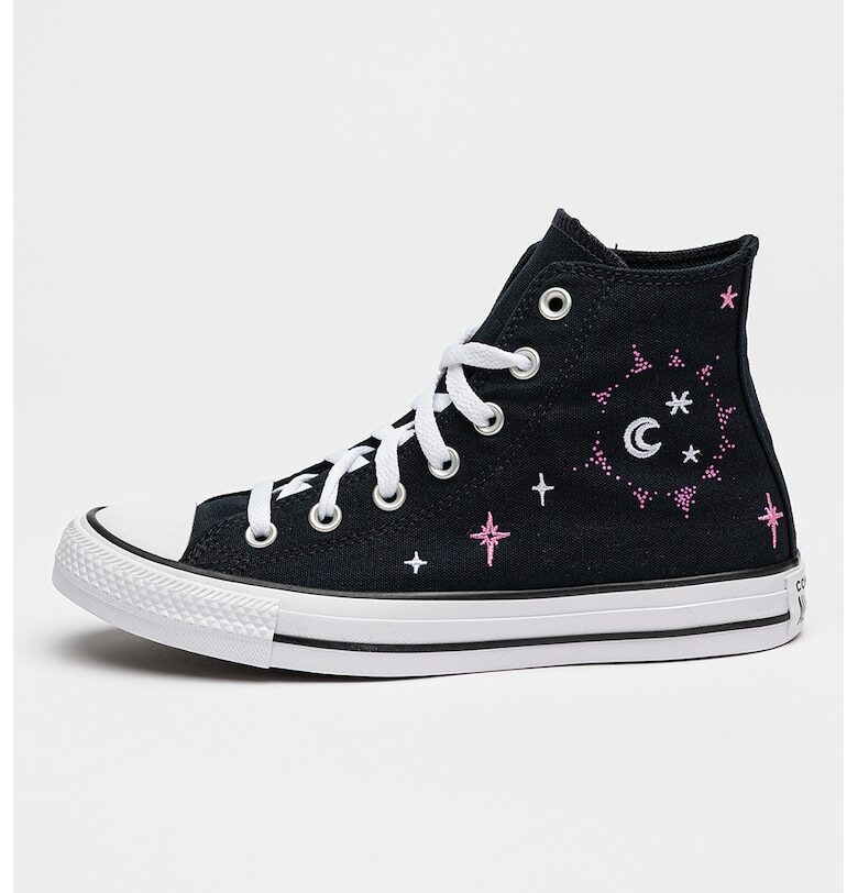 Кецове Celestial с висок профил и бродерии Converse
