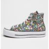 Кецове Lift Allover Florals с висок профил Converse