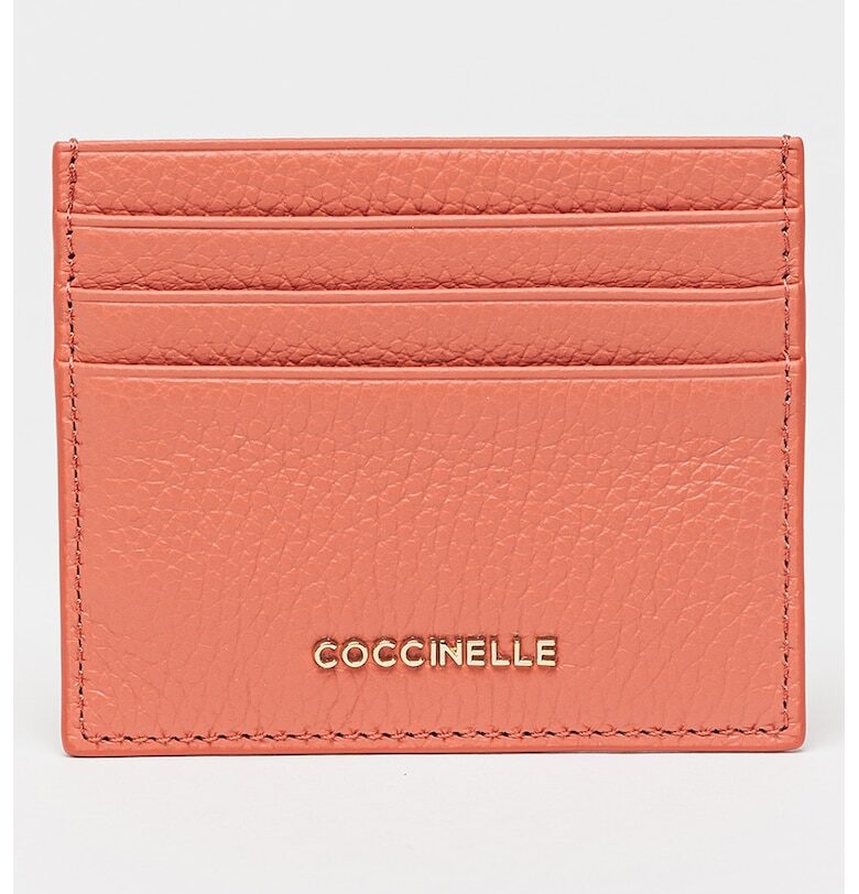 Кожен калъф за карти COCCINELLE