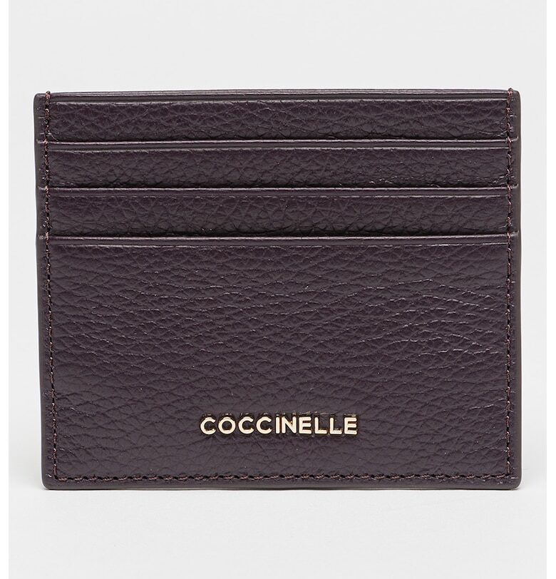 Кожен калъф за карти COCCINELLE