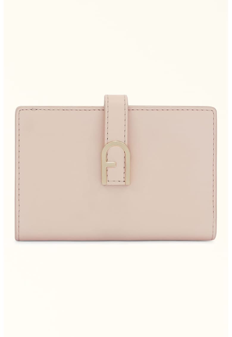 Кожен портфейл Flow с двойно прегъване Furla