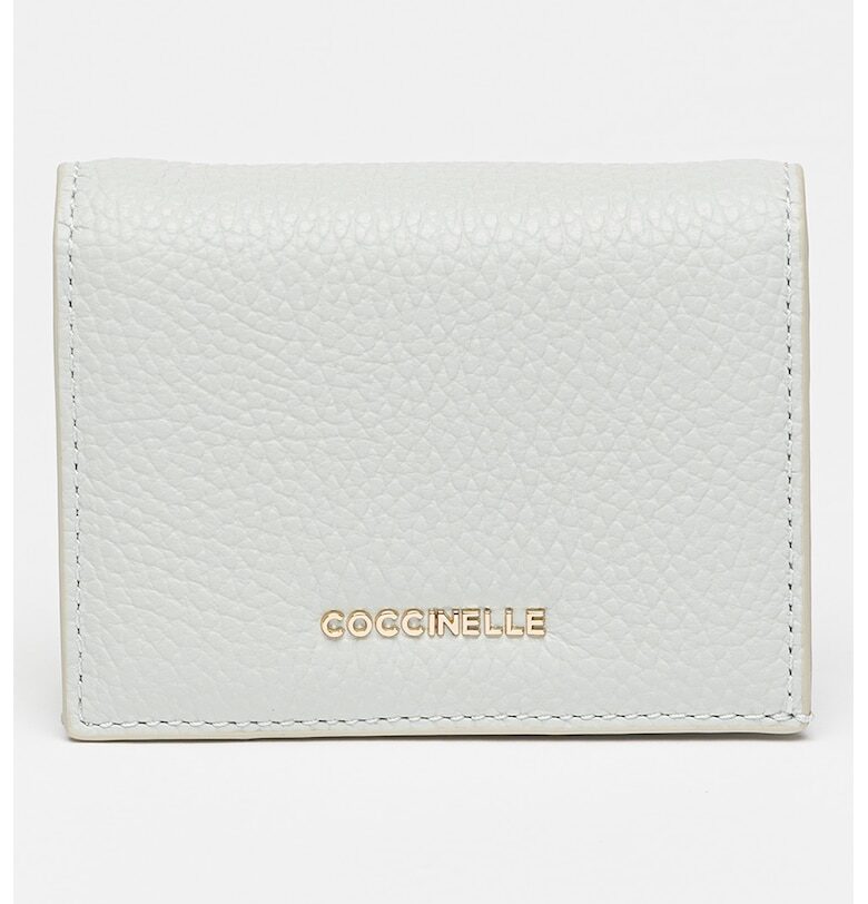 Кожен портфейл Metallic Soft с релеф COCCINELLE