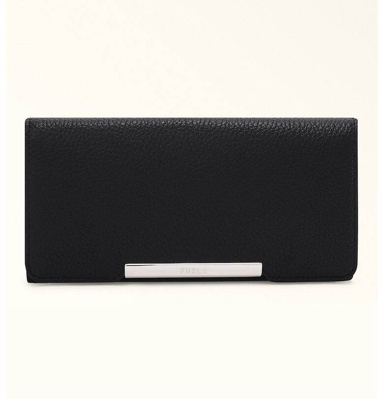 Кожен портфейл с лого Furla