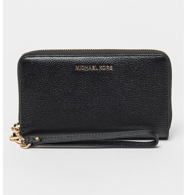 Кожена чантичка за телефон с каишка за китката Michael Kors