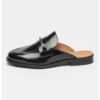 Кожени лачени обувки Mules CALVIN KLEIN