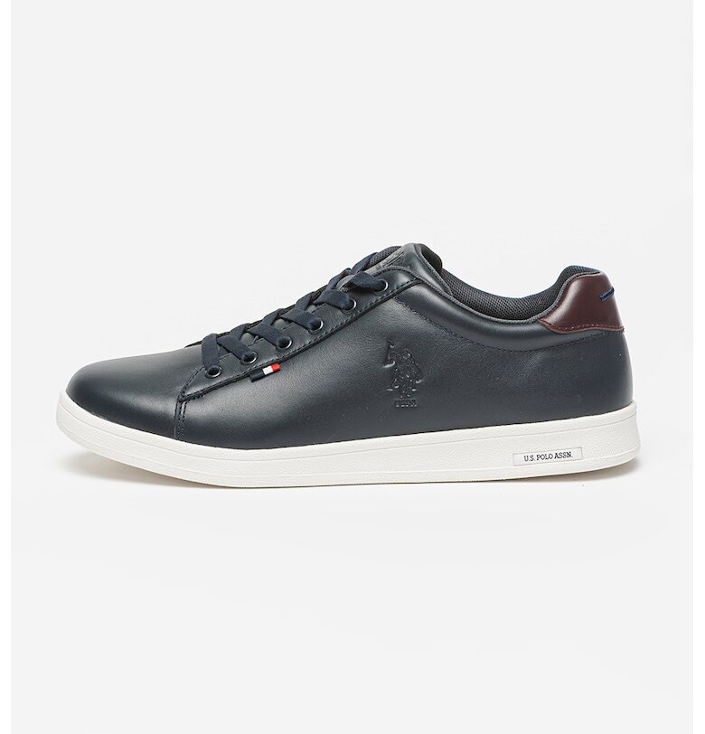 Кожени маратонки с лого US Polo Assn
