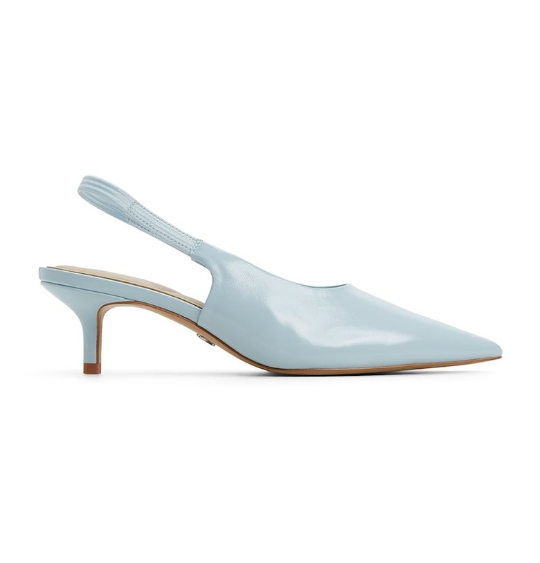 Кожени обувки Oceweth с котешки ток и отворена пета Aldo