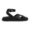 Кожени равни сандали Steve Madden