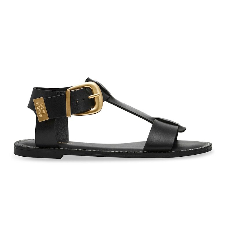 Кожени равни сандали с тока Steve Madden