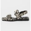 Кожени сандали Saria с животинска шарка Steve Madden