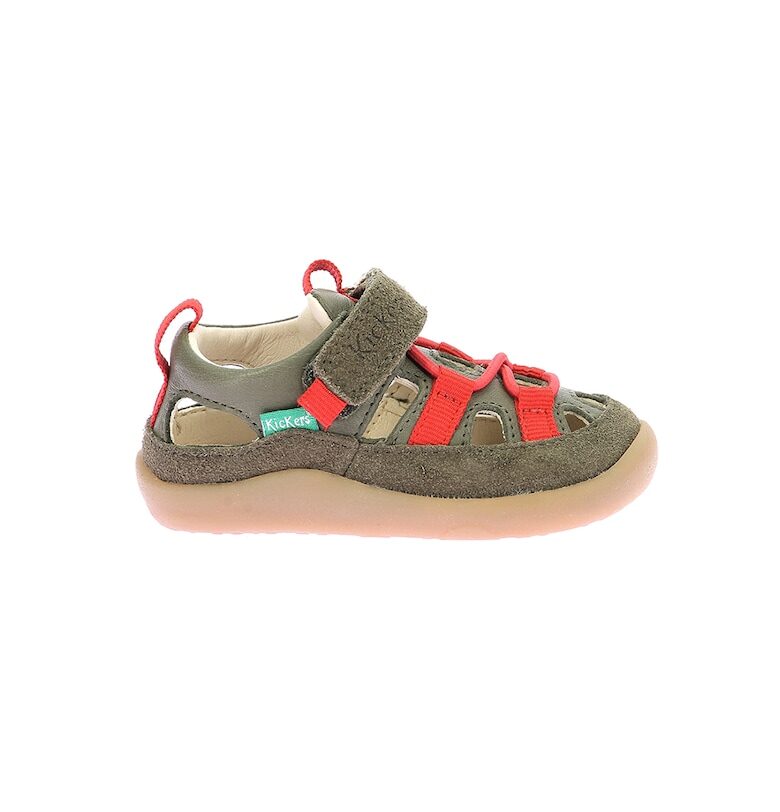 Кожени сандали с велкро Kickers kids