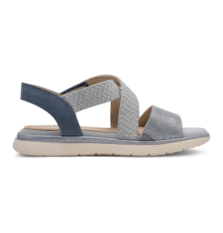 Кожени сандали с ниска подметка Tamaris Comfort