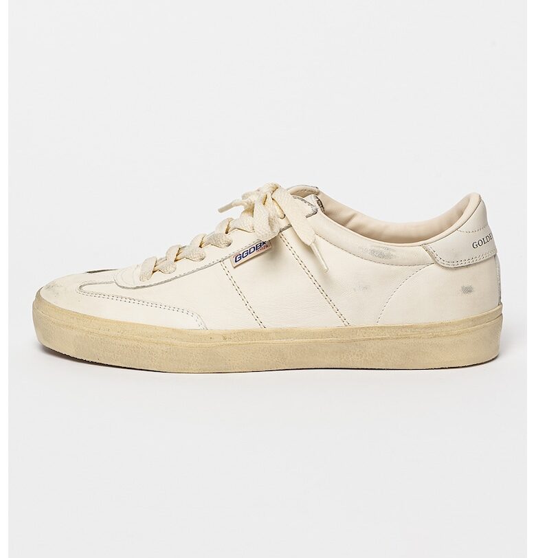 Кожени спортни обувки със захабен ефект GOLDEN GOOSE