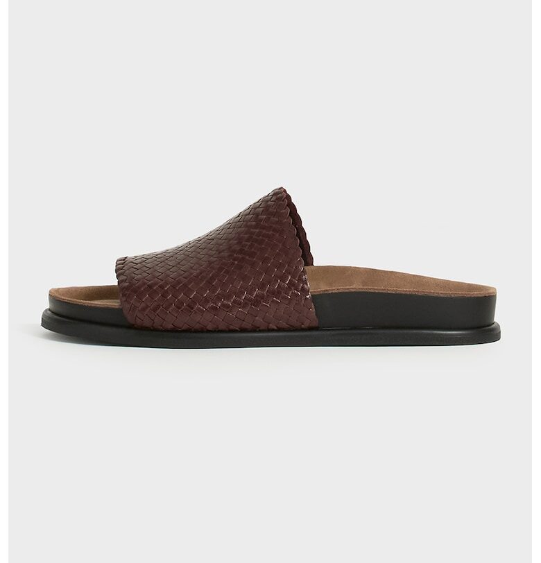 Кожени чехли със сплетен ефект Vagabond Shoemakers