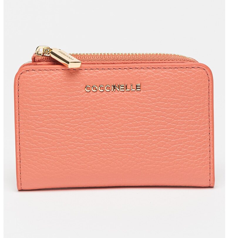 Кожено портмоне Metallic Soft с релеф COCCINELLE
