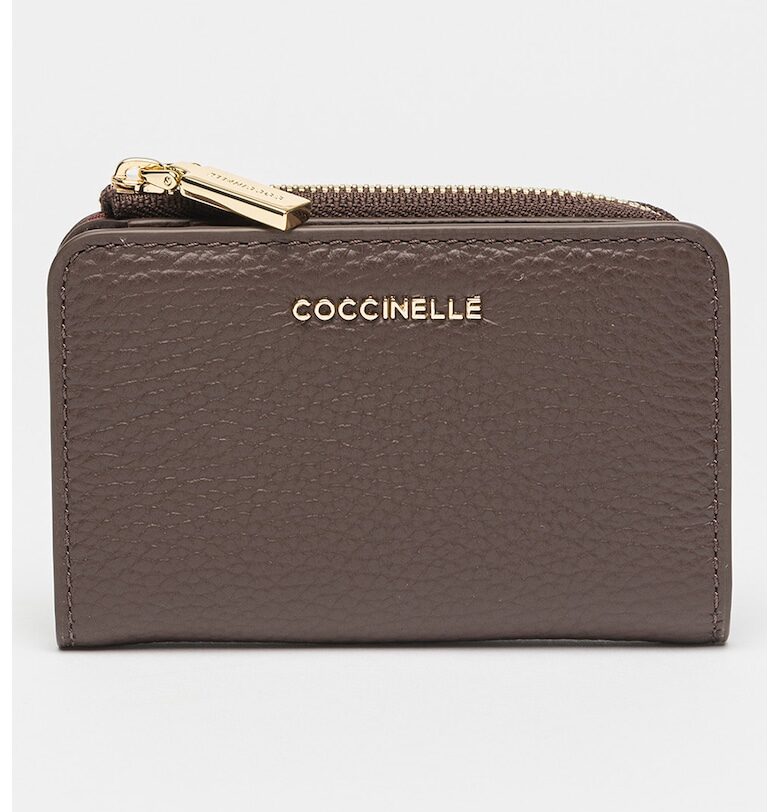 Кожено портмоне Metallic Soft с релеф COCCINELLE