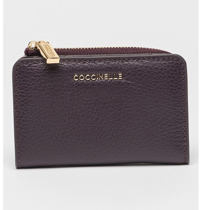Кожено портмоне Metallic Soft с релеф COCCINELLE