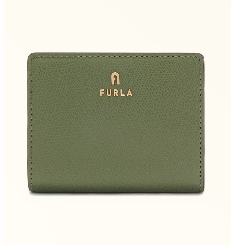 Кожено портмоне с метално лого Furla