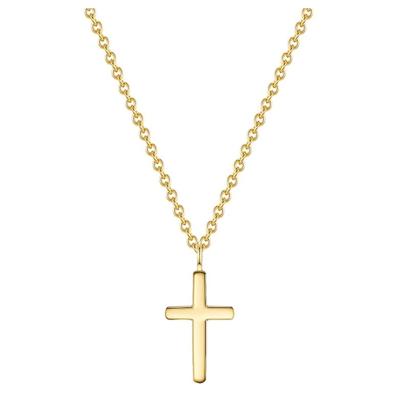 Колие от неръждаема стомана с 14K златно покритие Eastside